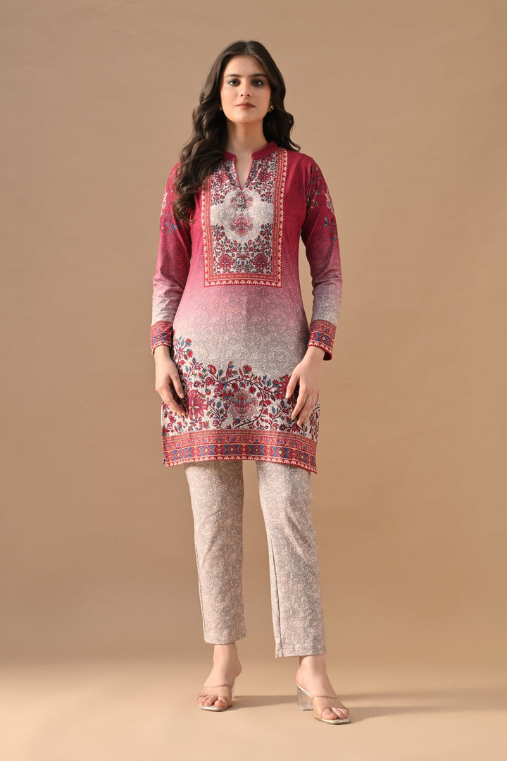 Winter Multi Printed Woven Co-Ord Set