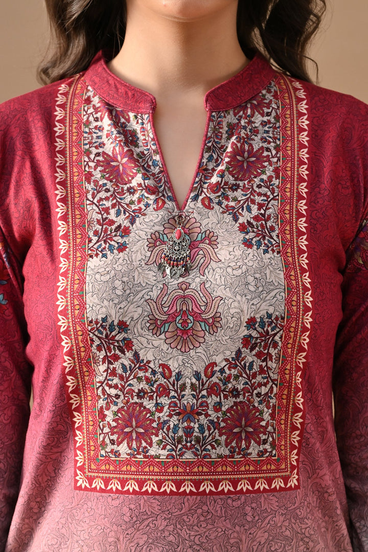 Winter Multi Printed Woven Co-Ord Set