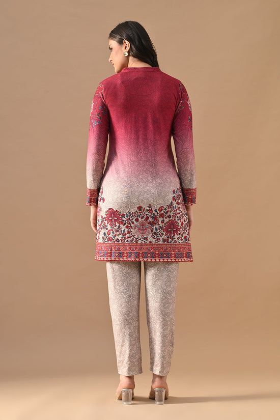 Winter Multi Printed Woven Co-Ord 2 Pcs Set