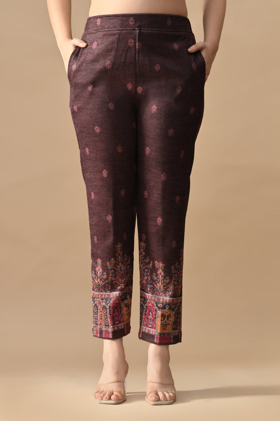 Winter Multi Ethnic Motifs Woven Co-Ord Set