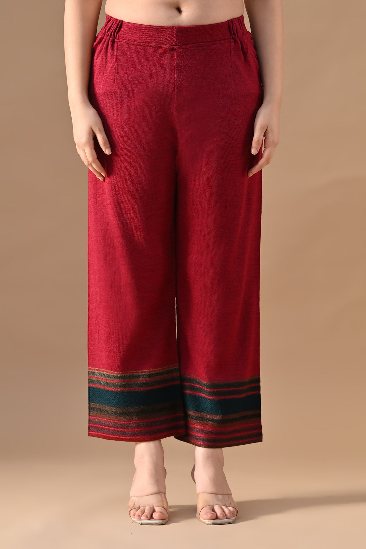 Winter Multi Self Design Woven Kurta Set