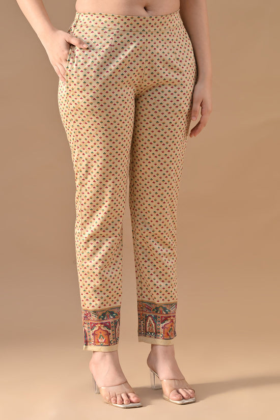 Winter Cream Printed Woven Co-Ord Set