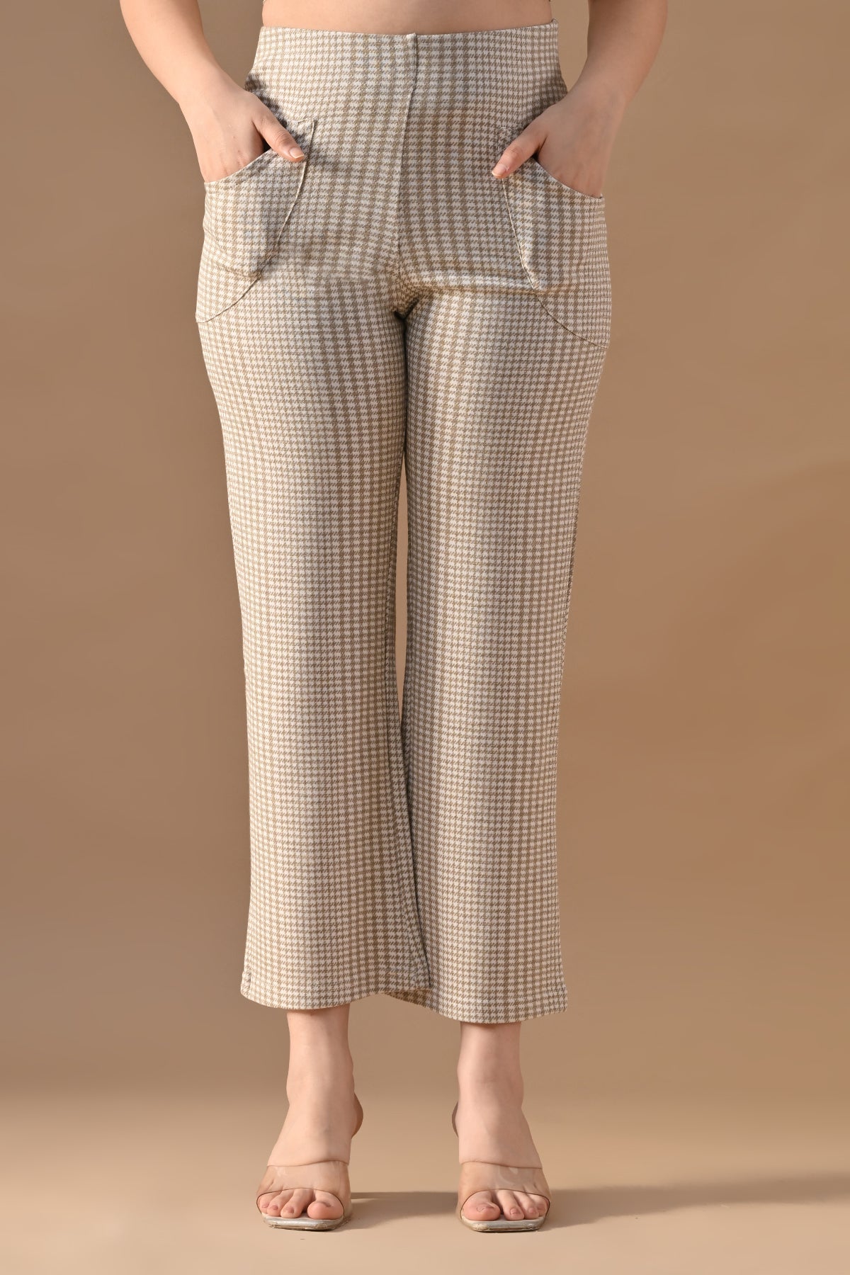 Winter Fawn Self Design Woven Co-Ord Set