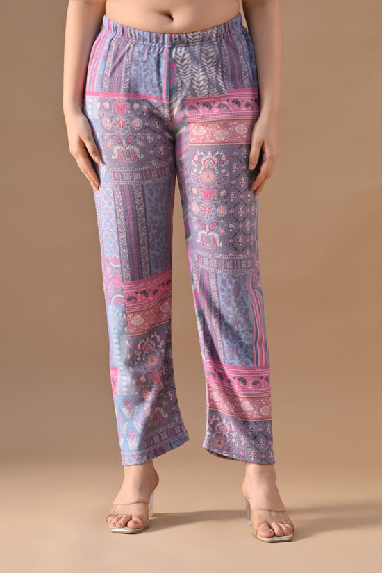 Winter Multi Ethnic Motifs Woven Co-Ord Set