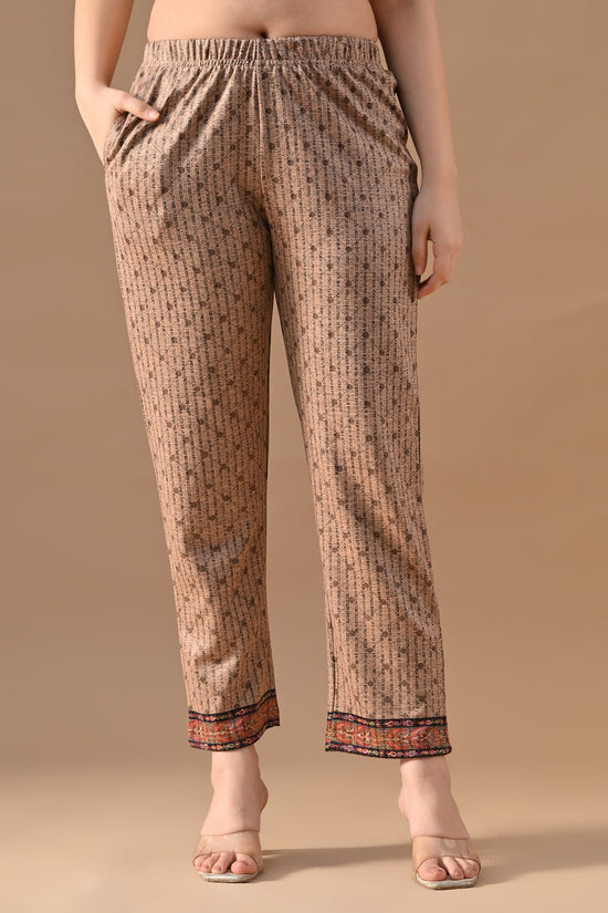 Winter Multi Printed Stone Embellish Woven Co-Ord Set