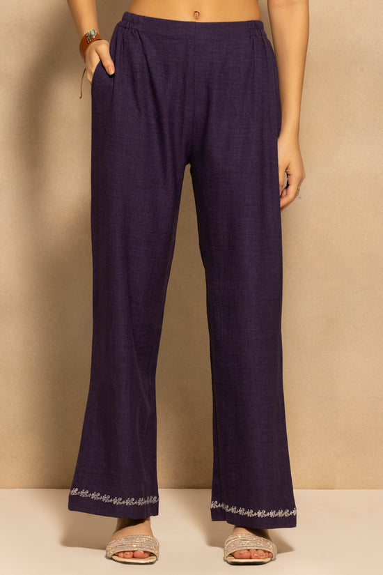 Indigo Blue Embroidered Co-ord Set