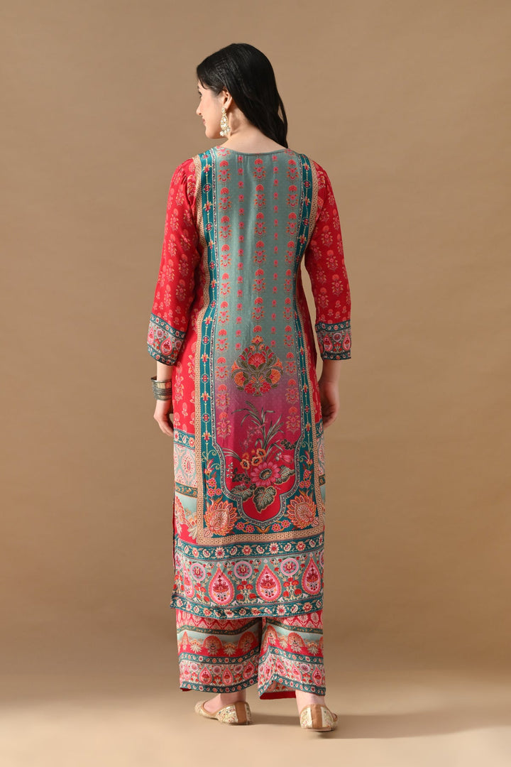 Multi Printed Kurta Set