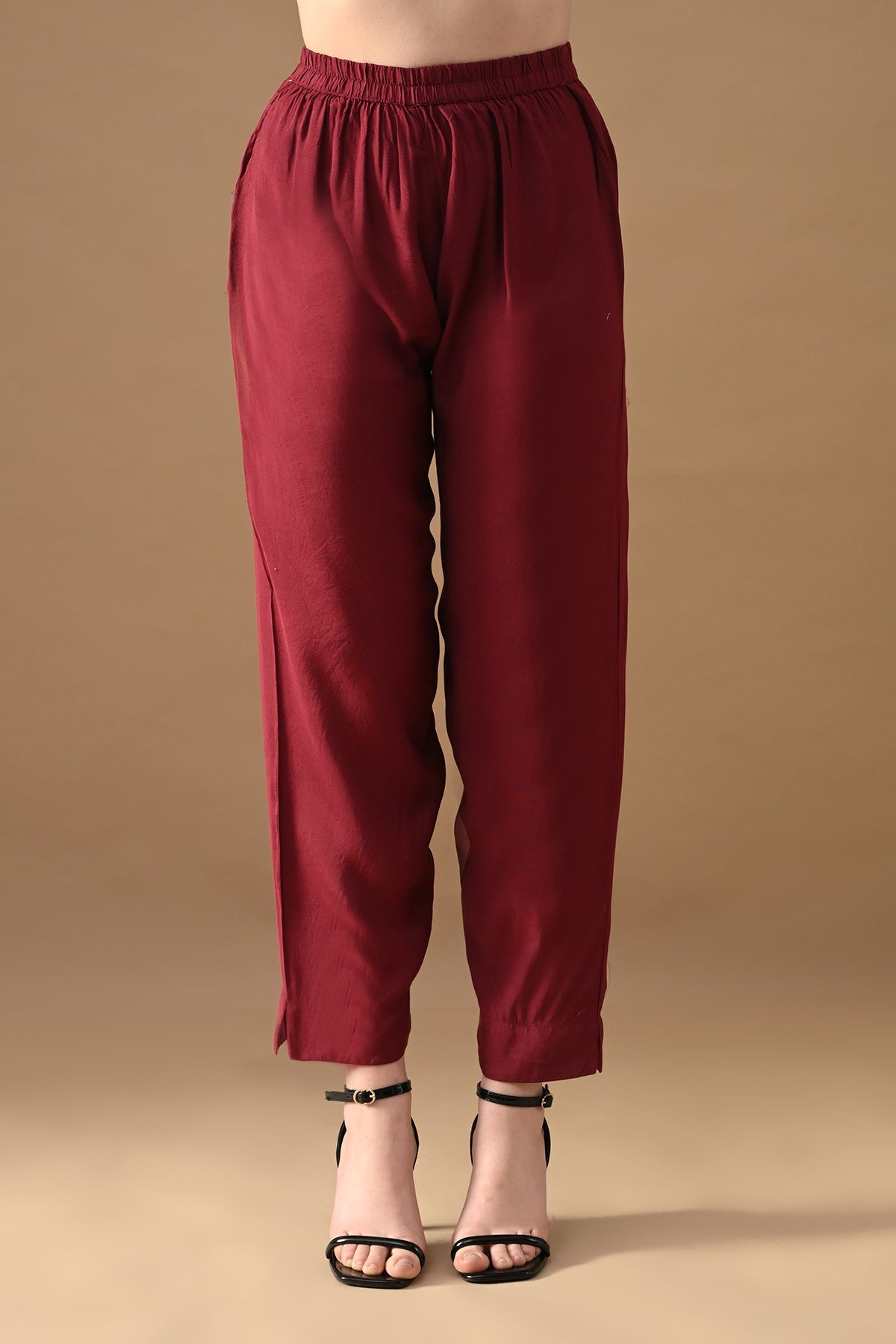 Beige Printed Kurta Set