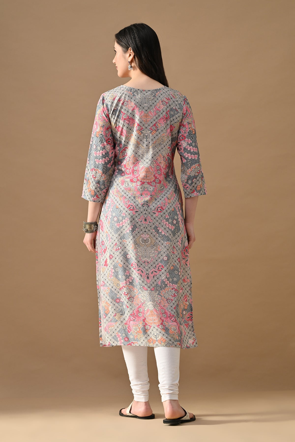 Multi Printed Straight Kurta