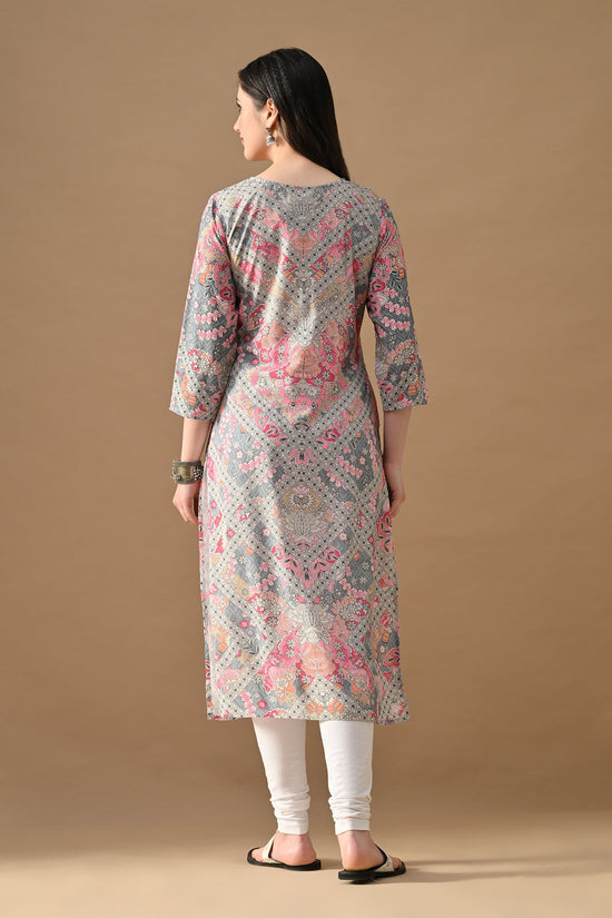 Multi Printed Straight Kurta