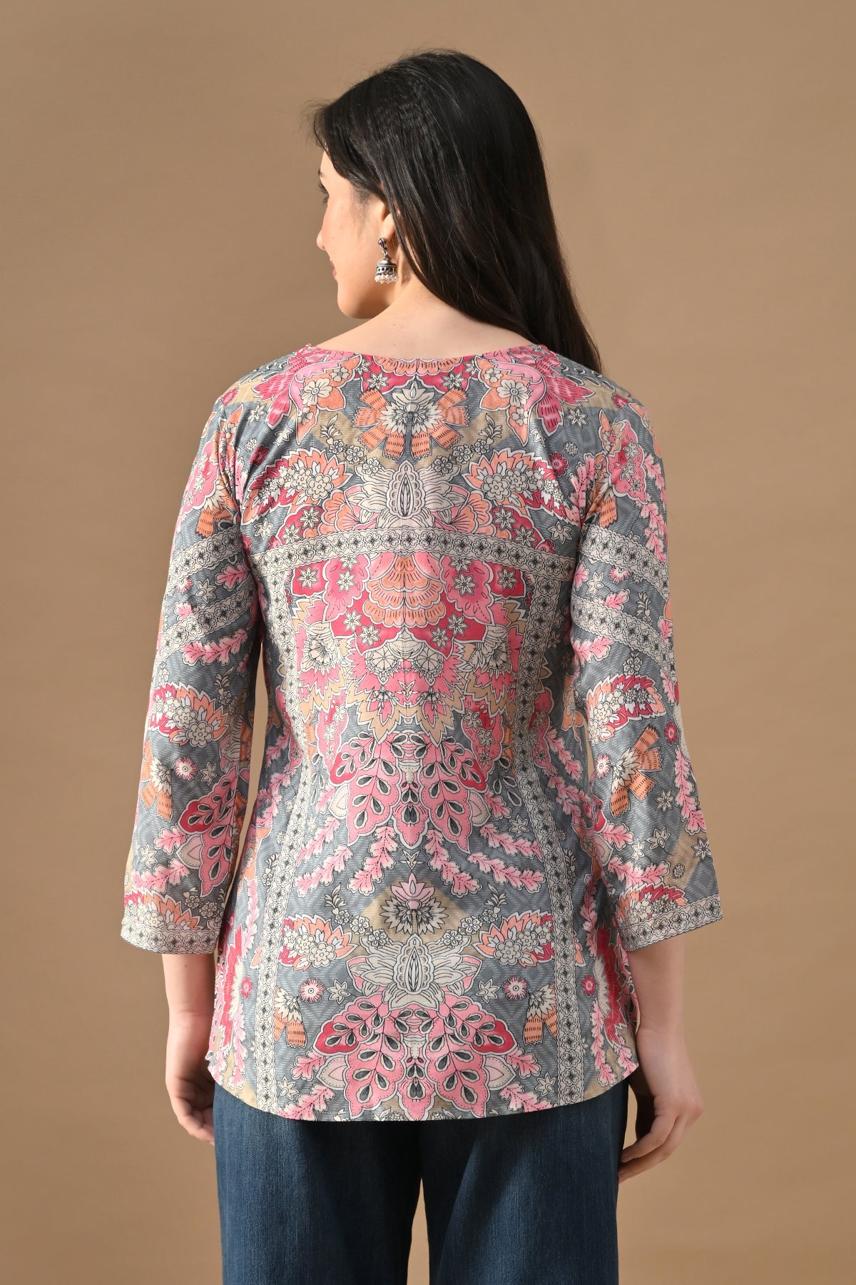 Multi Floral Printed Top