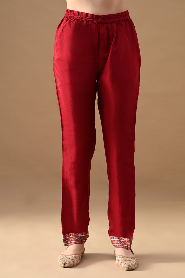 Pink Floral Printed Kurta Set