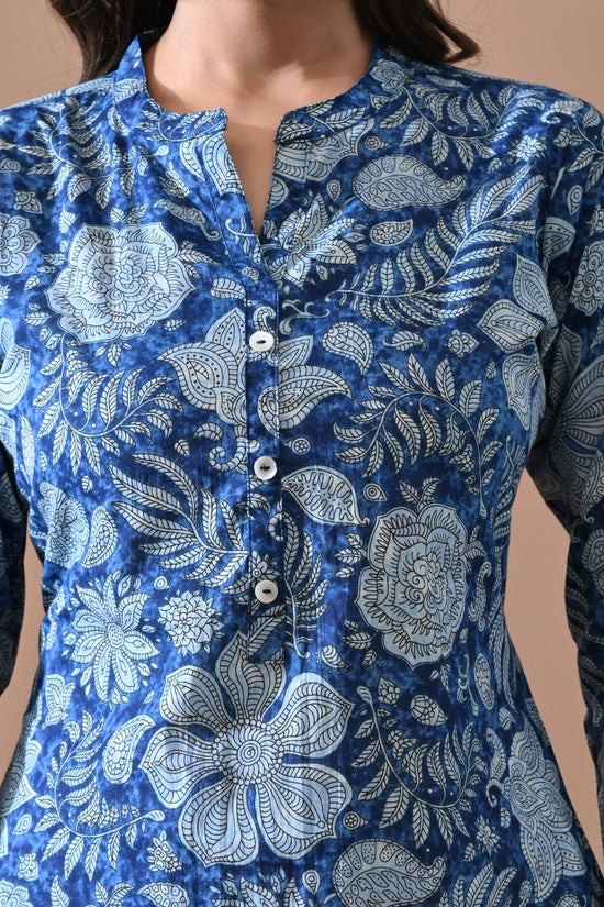 Blue Printed Kurta