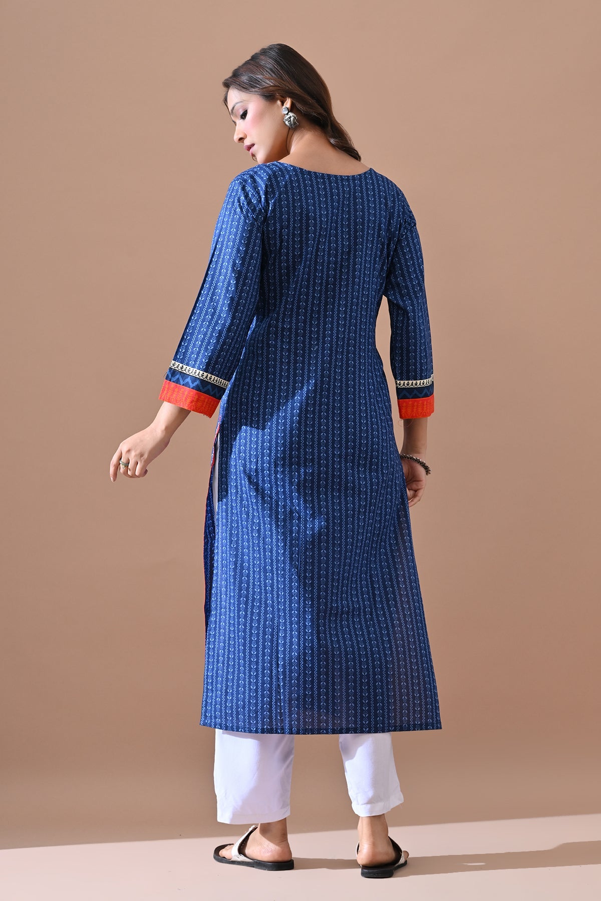 Blue Printed Kurta