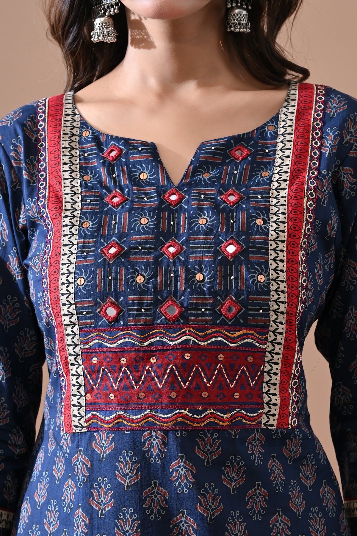 Blue Printed Kurta