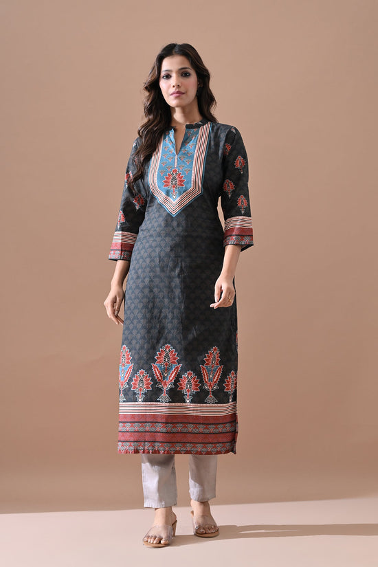 Blue Printed Kurta