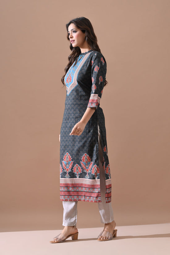 Blue Printed Kurta