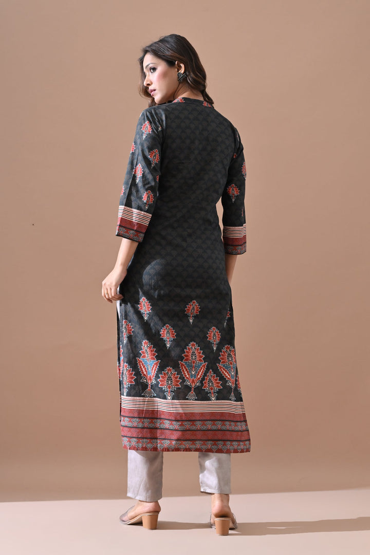 Blue Printed Kurta