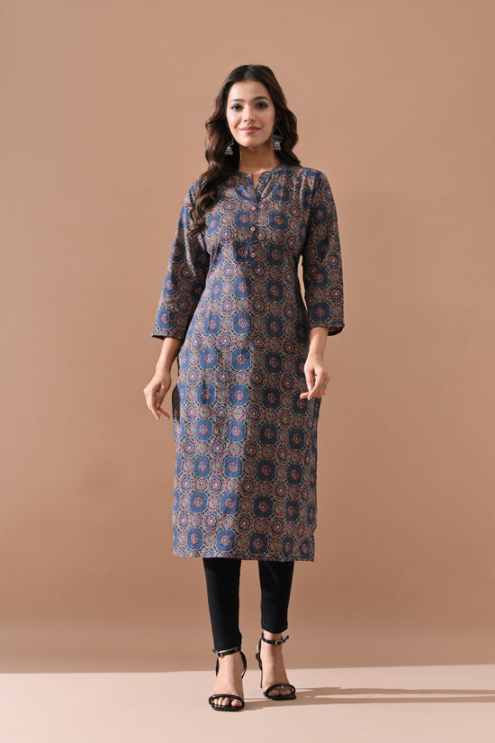 Blue Printed Kurta