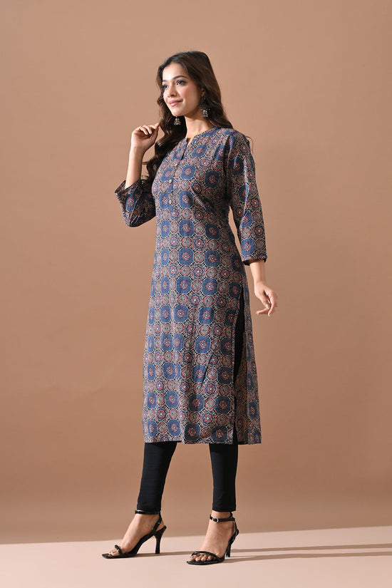 Blue Printed Kurta