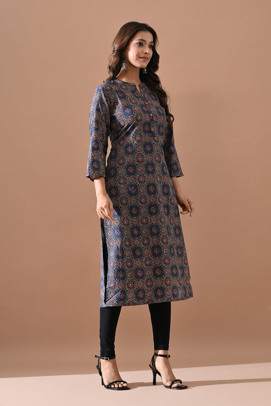 Blue Printed Kurta
