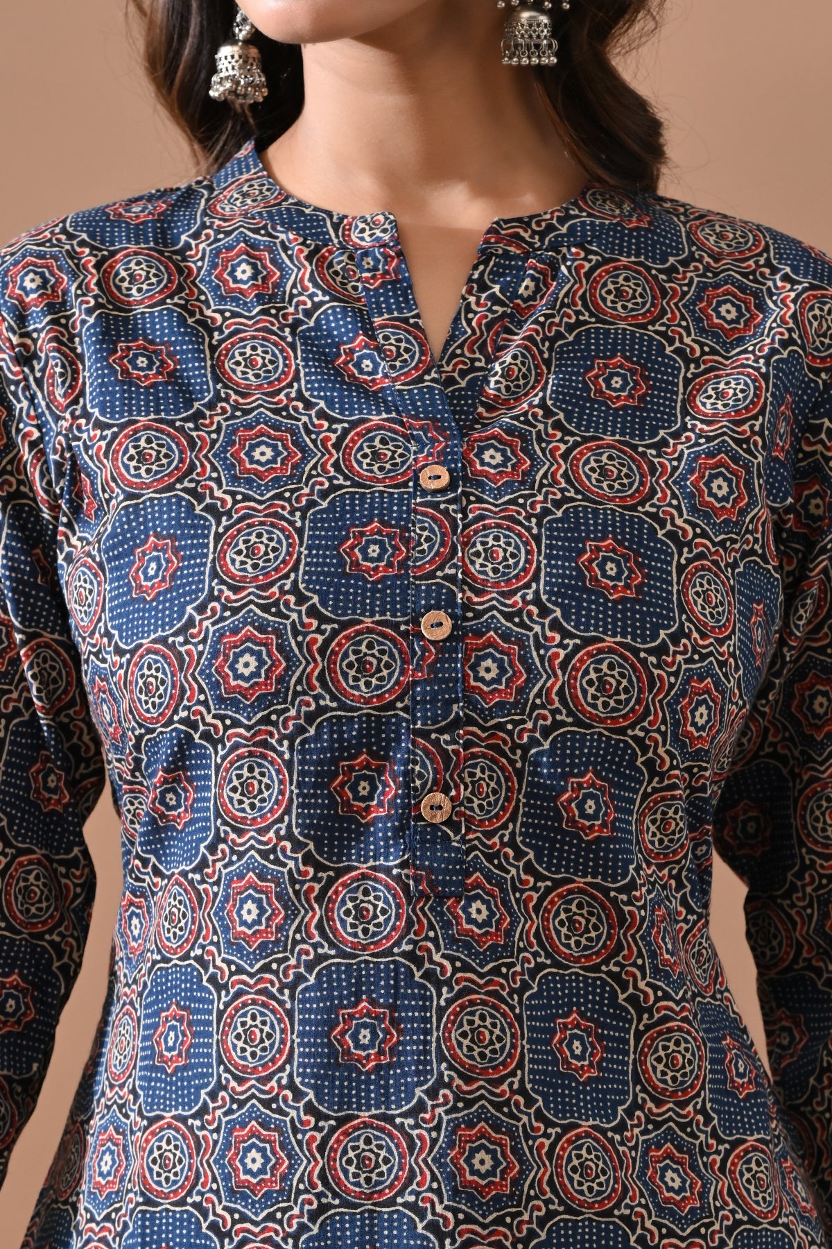 Blue Printed Kurta
