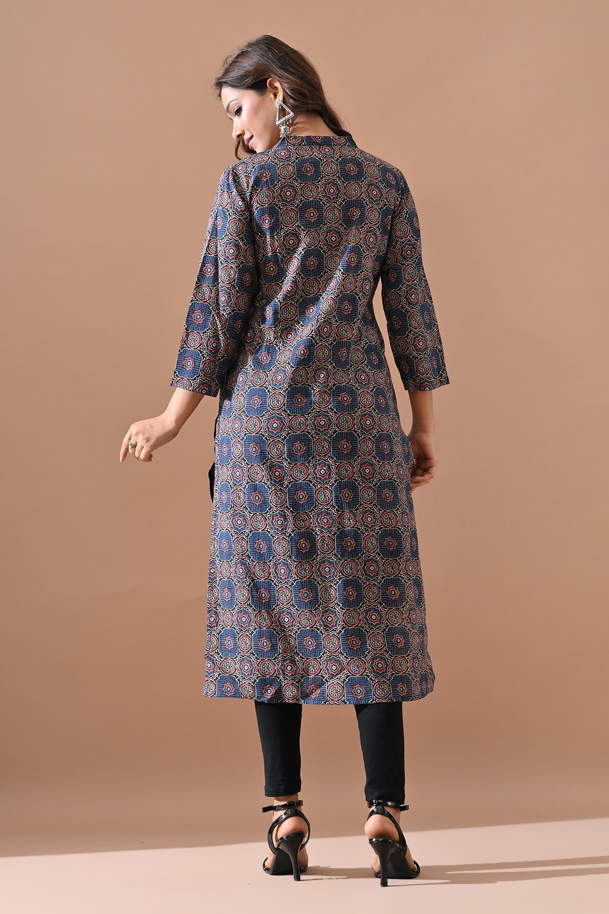 Blue Printed Kurta