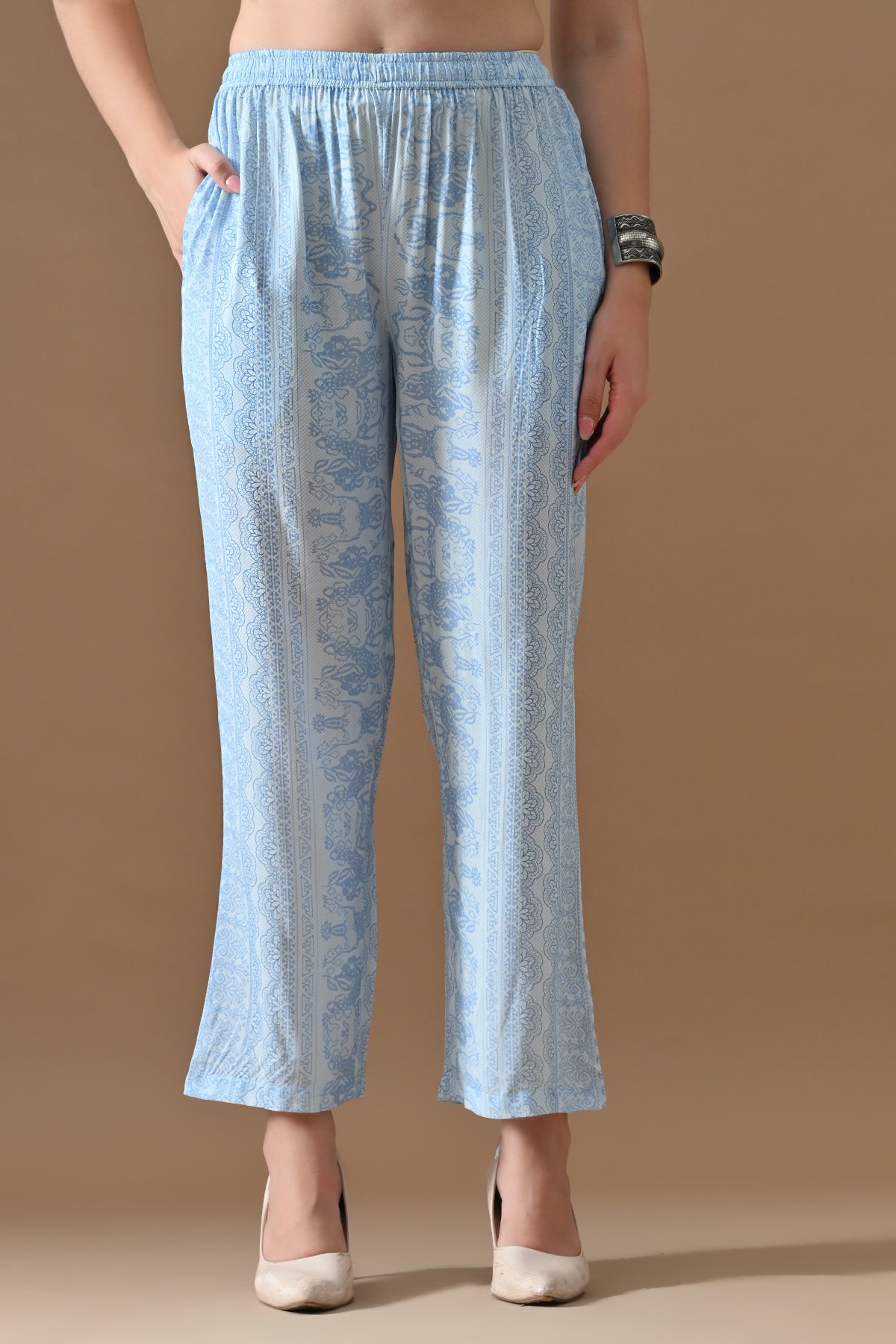 Blue Printed Co-Ord Set