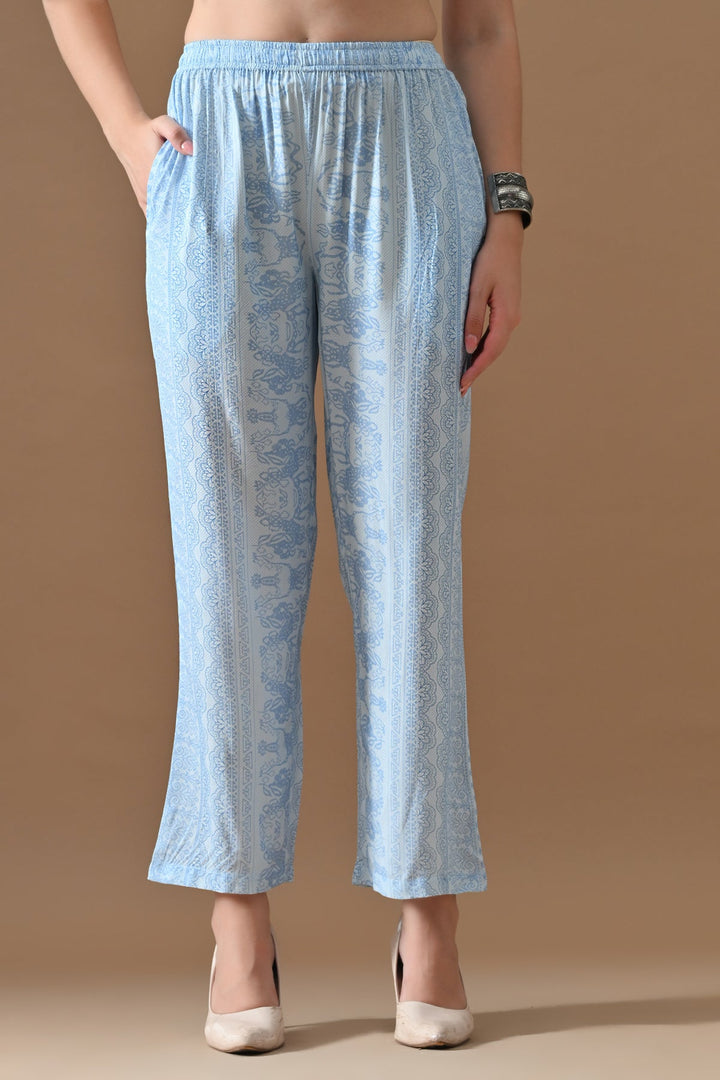 Blue Printed Co-Ord Set