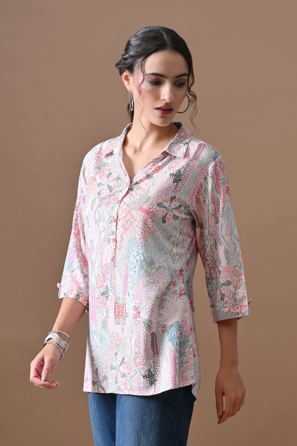 Multi Printed Top
