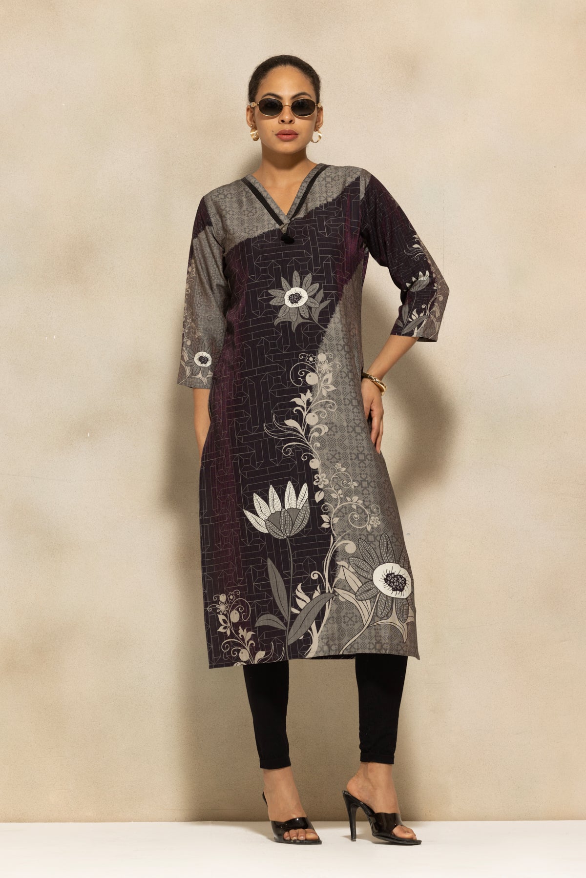 Multi Printed Kurta