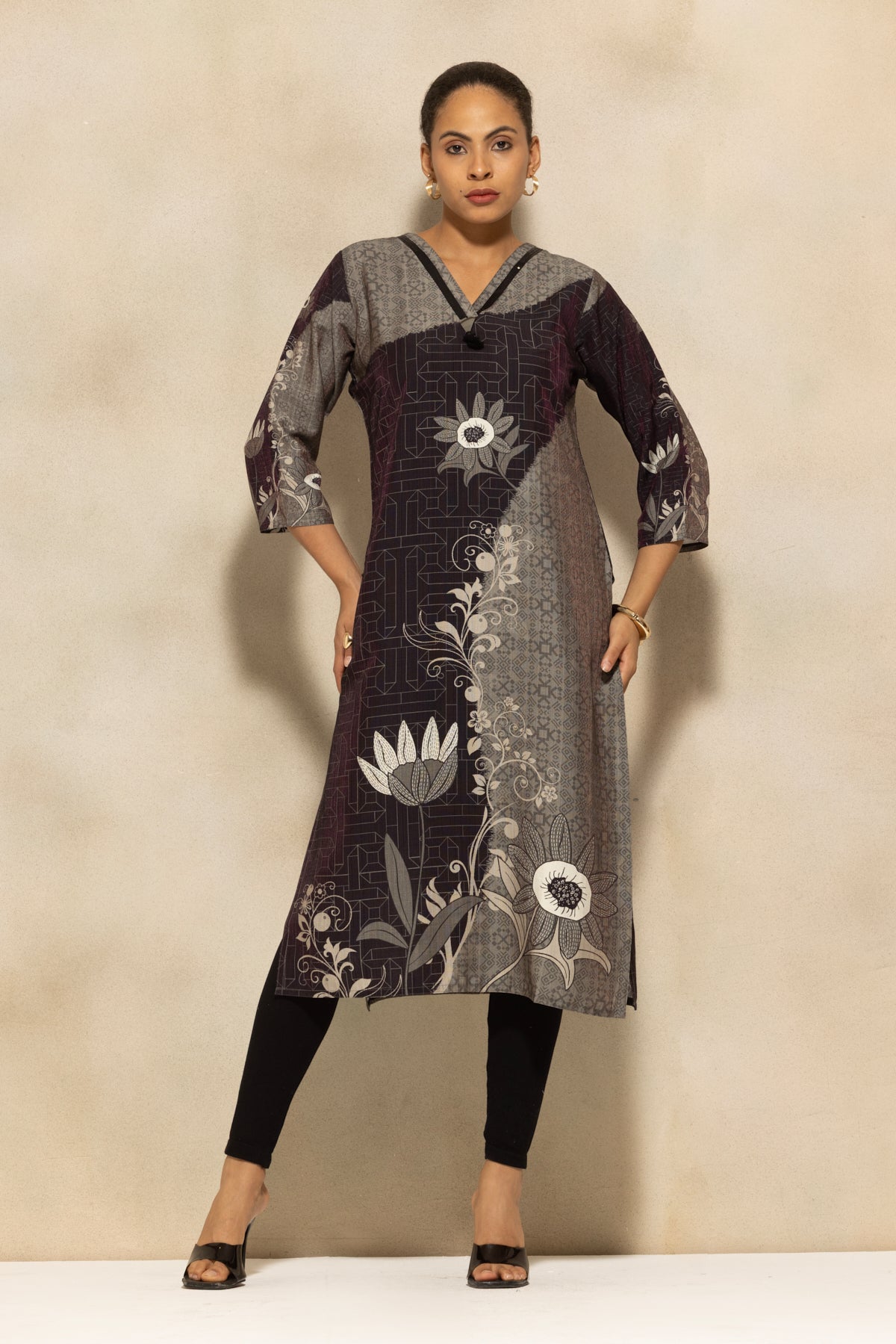Multi Printed Kurta