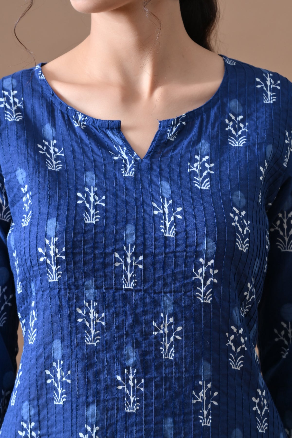 Blue Printed Kurta