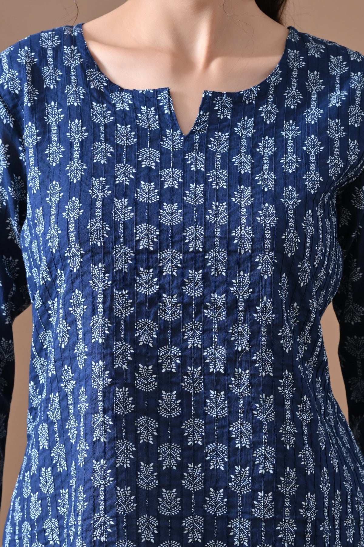 Blue Printed Kurta