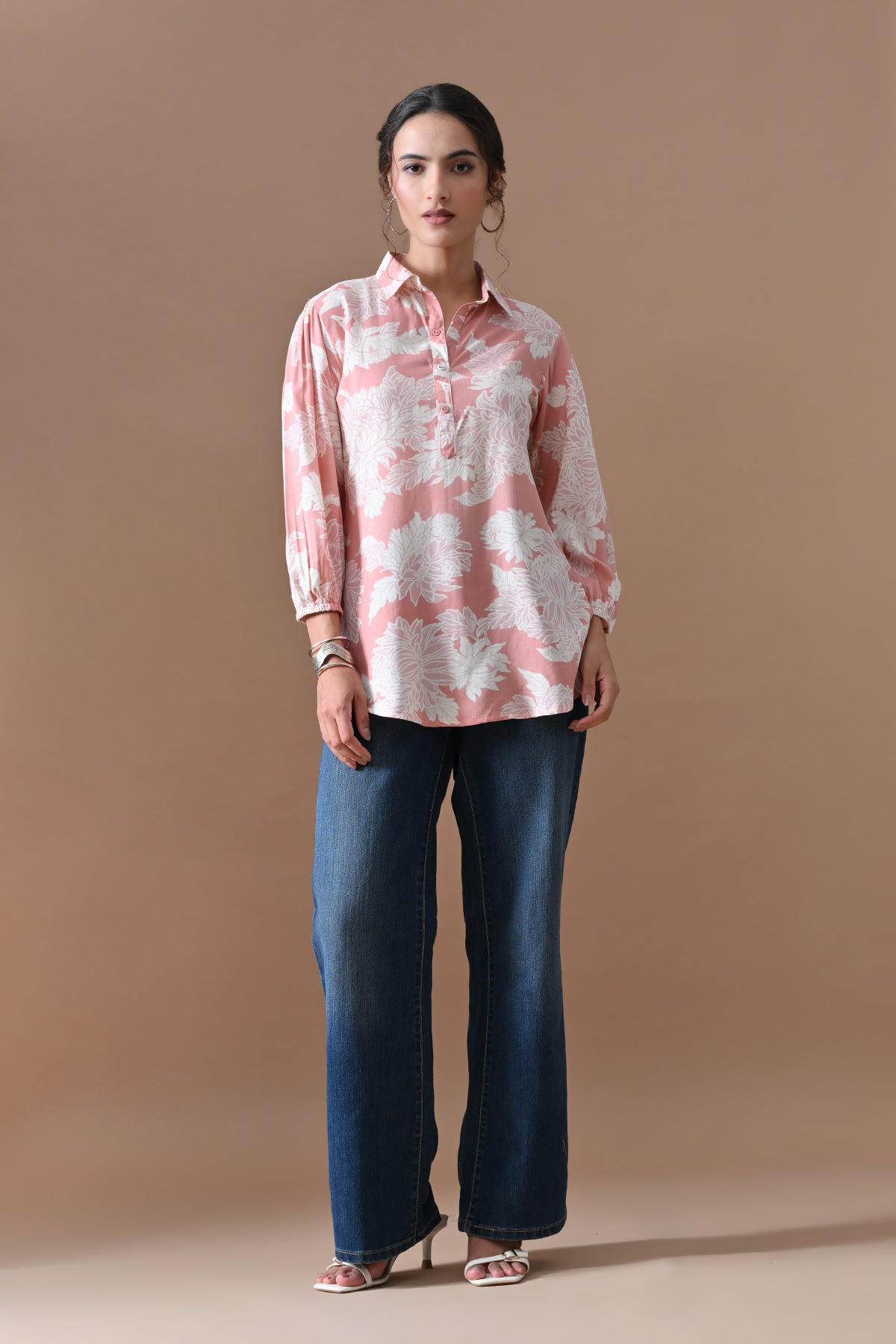 Pink Printed Top