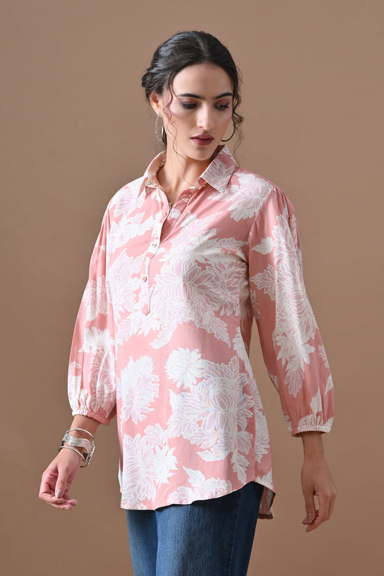 Pink Printed Top