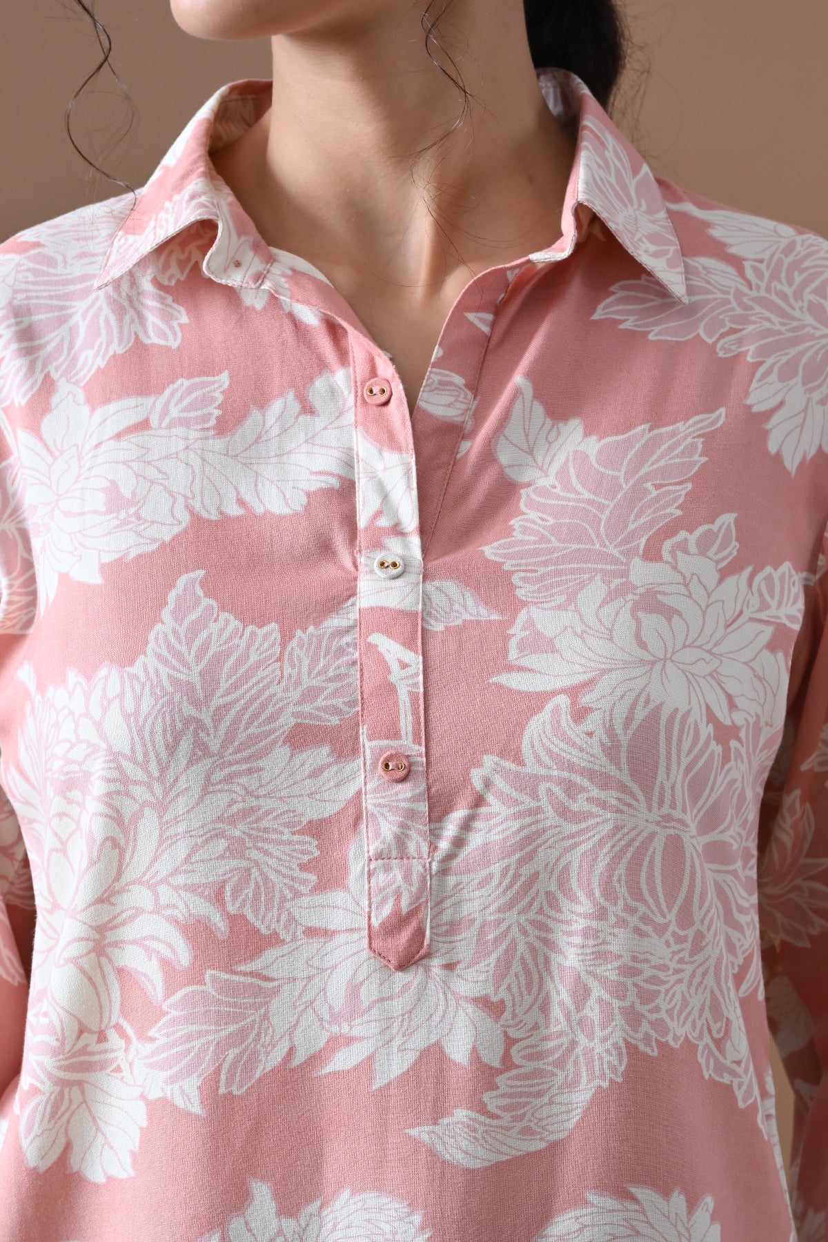 Pink Printed Top