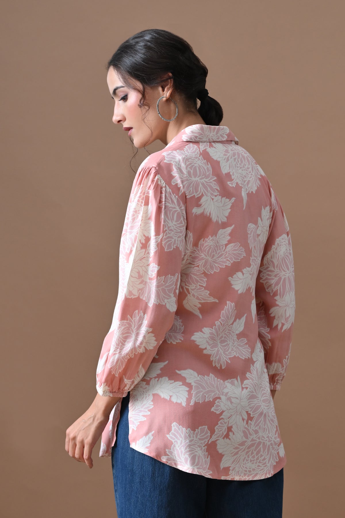 Pink Printed Top