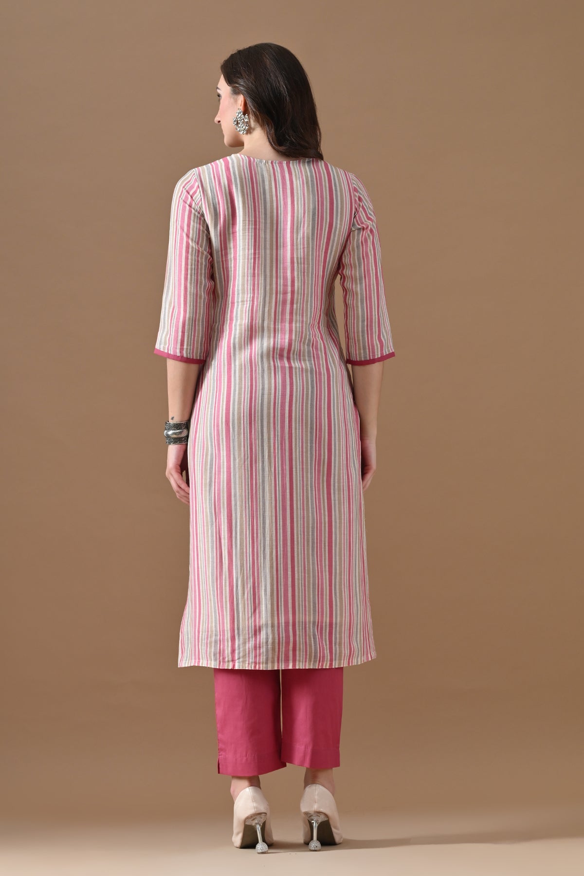 Multi Printed Kurta 3 Pcs Set
