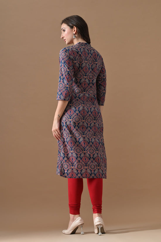 Blue Printed Kurta