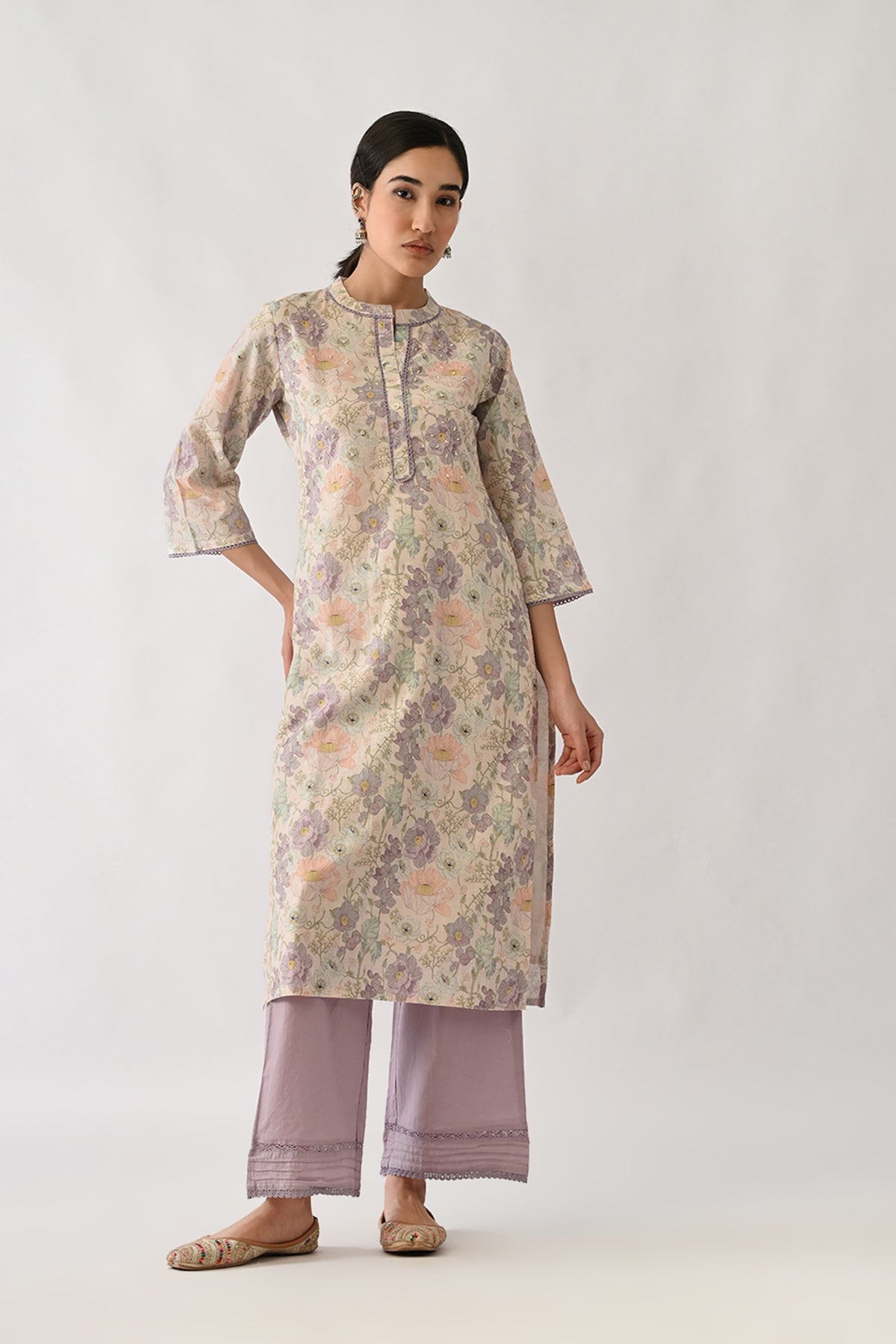 Multi Printed Kurta Set (2 Piece)
