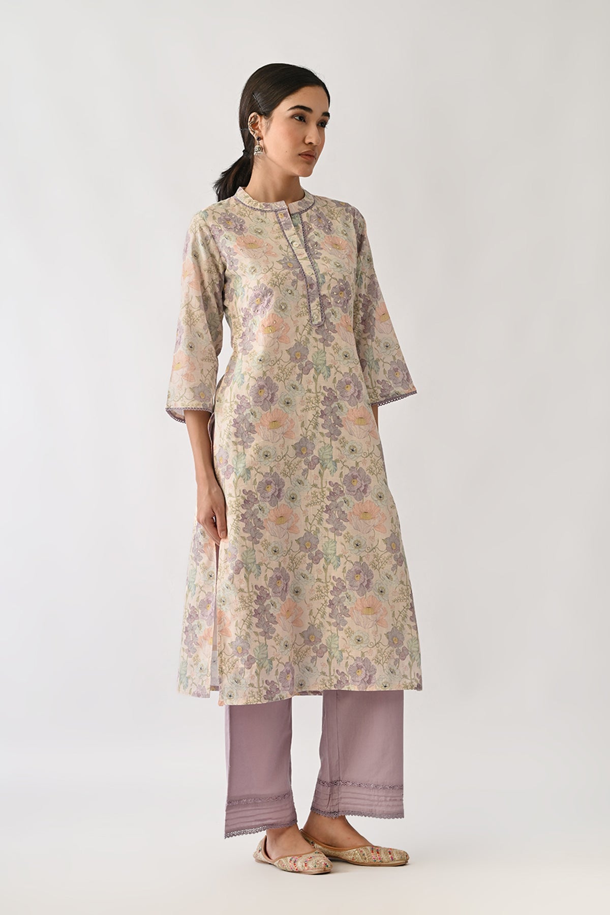 Multi Printed Kurta Set (2 Piece)