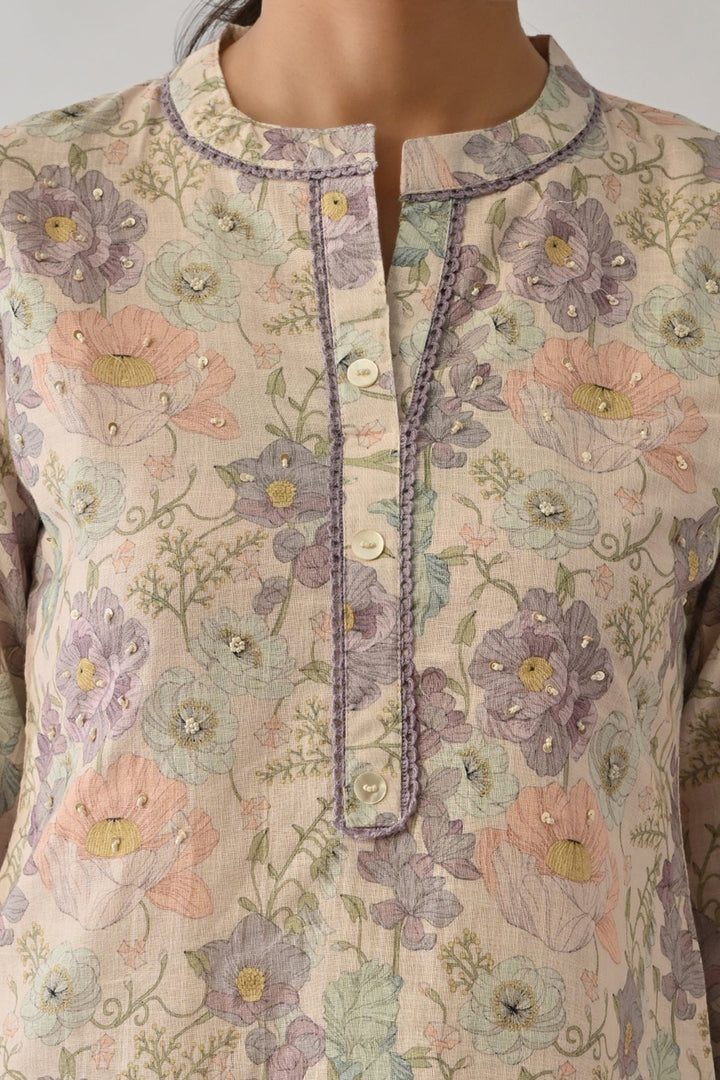 Multi Printed Kurta Set (2 Piece)