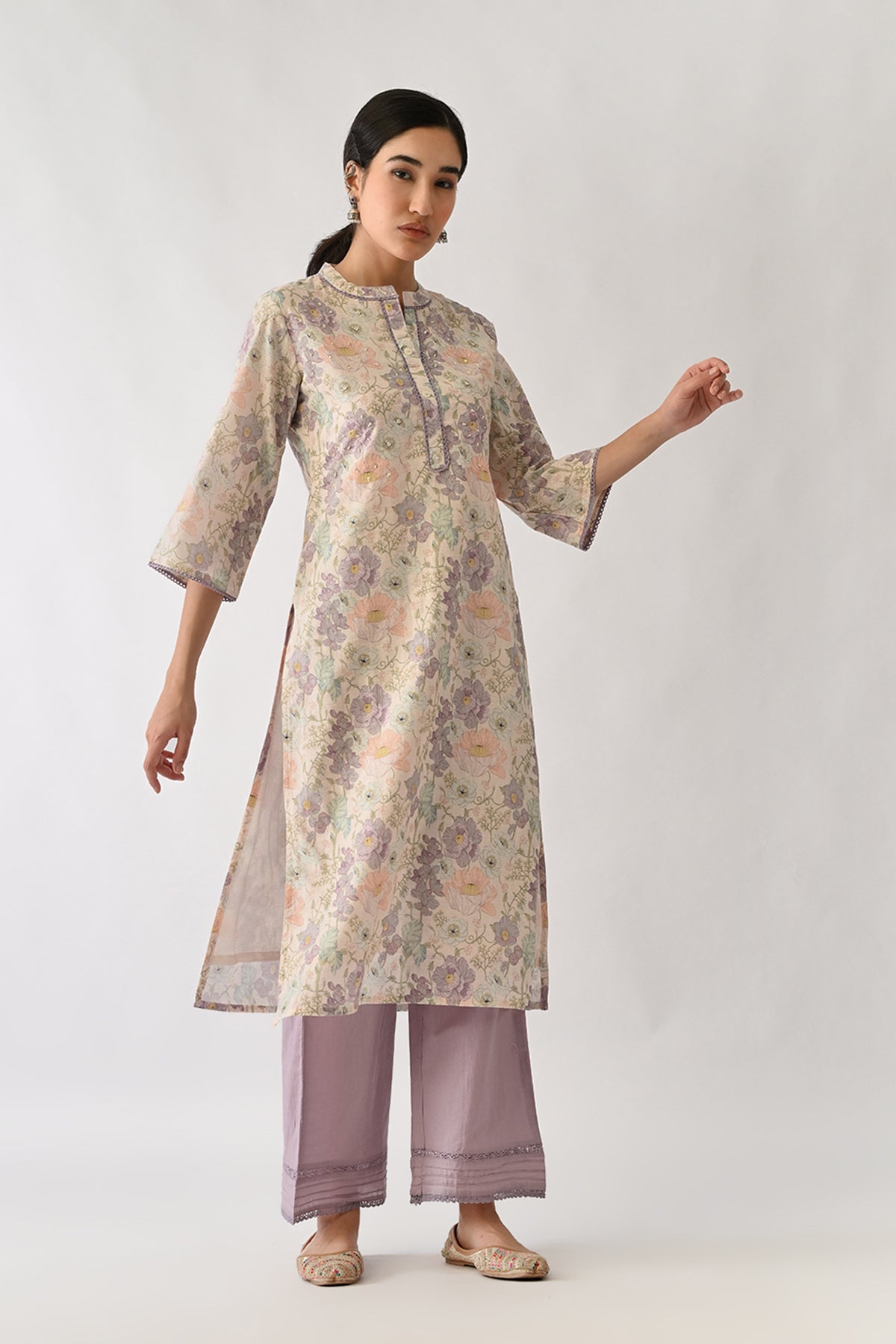 Multi Printed Kurta Set (2 Piece)