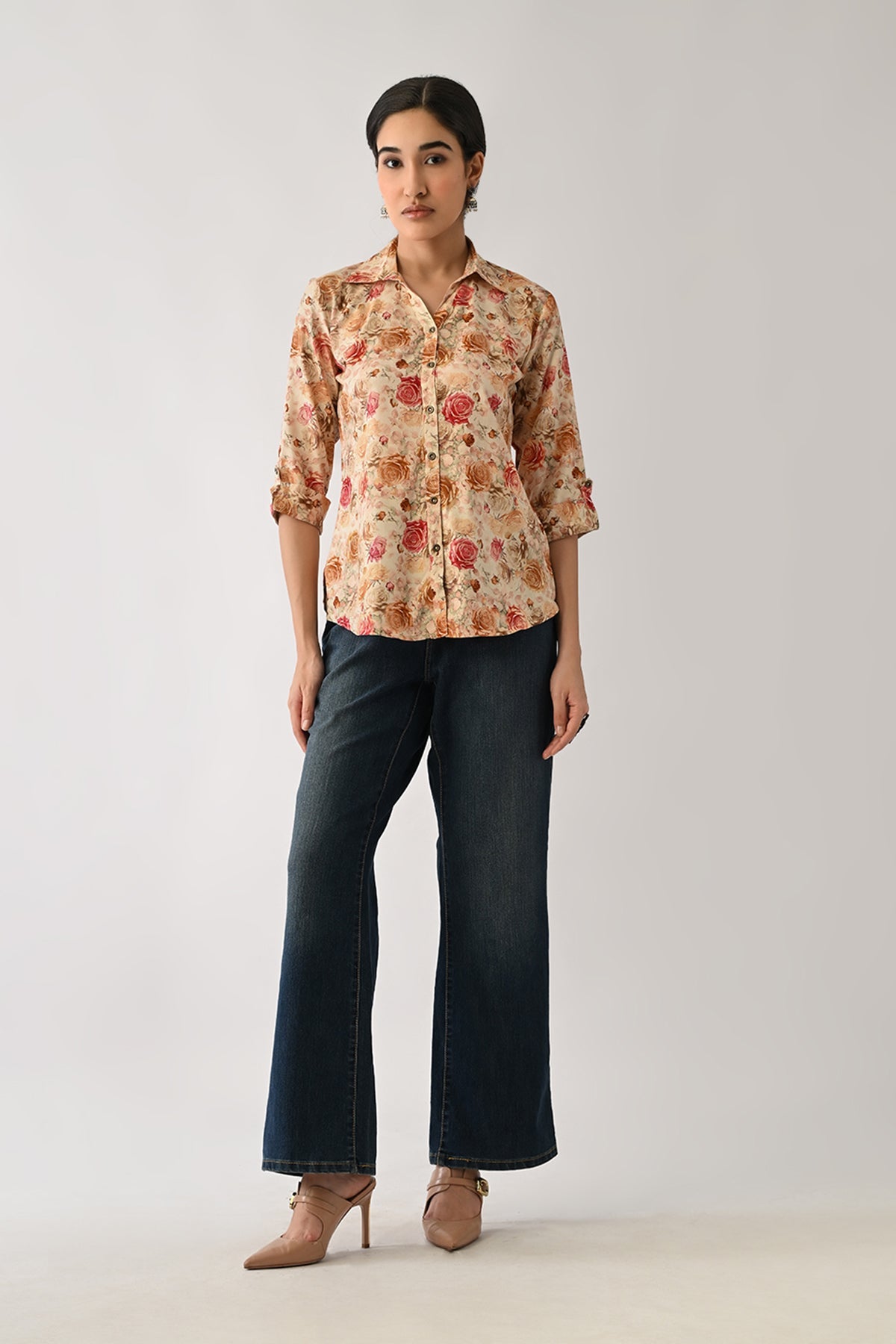 Multi Floral Printed Top