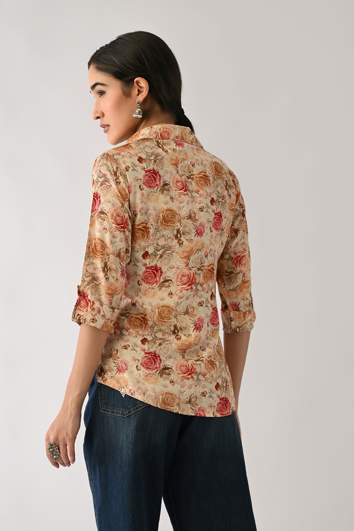 Multi Floral Printed Top