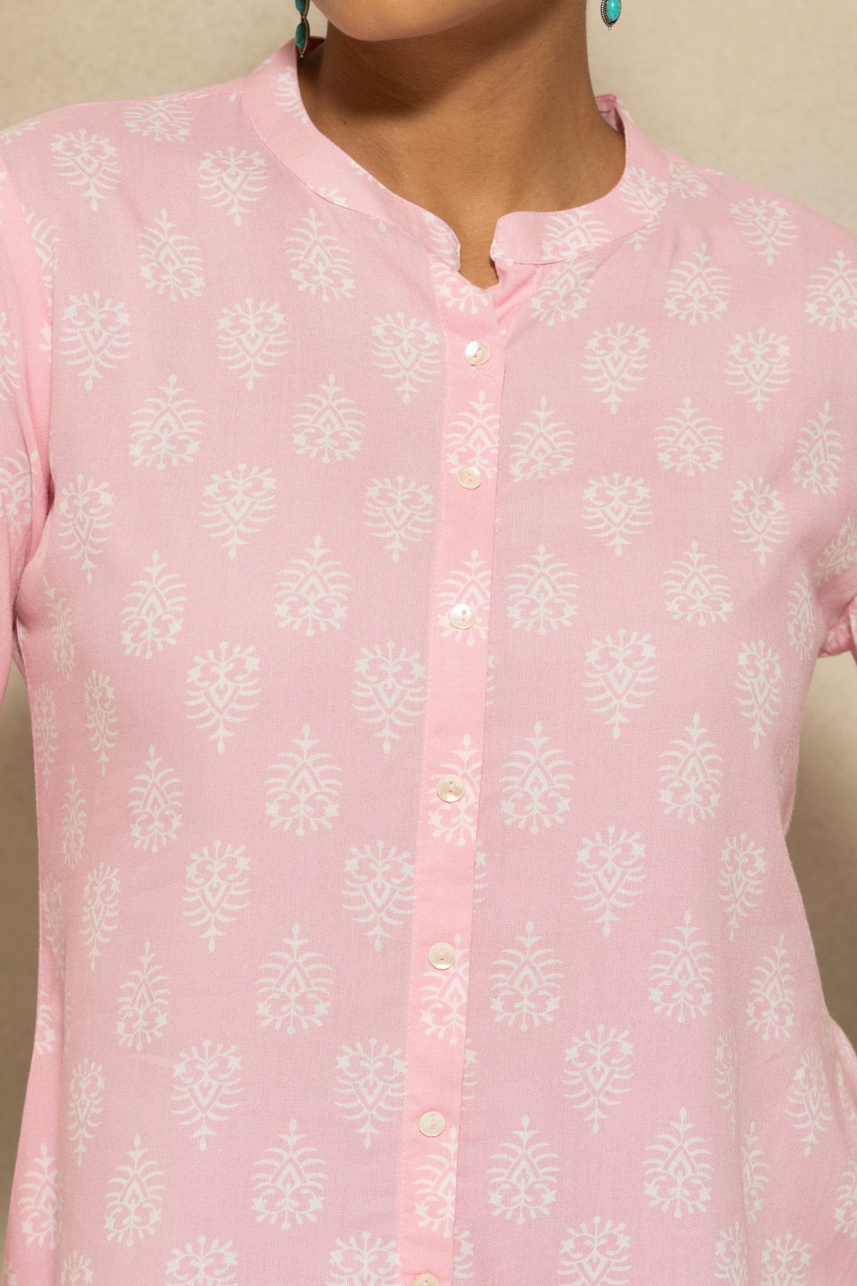 Pink Printed Top