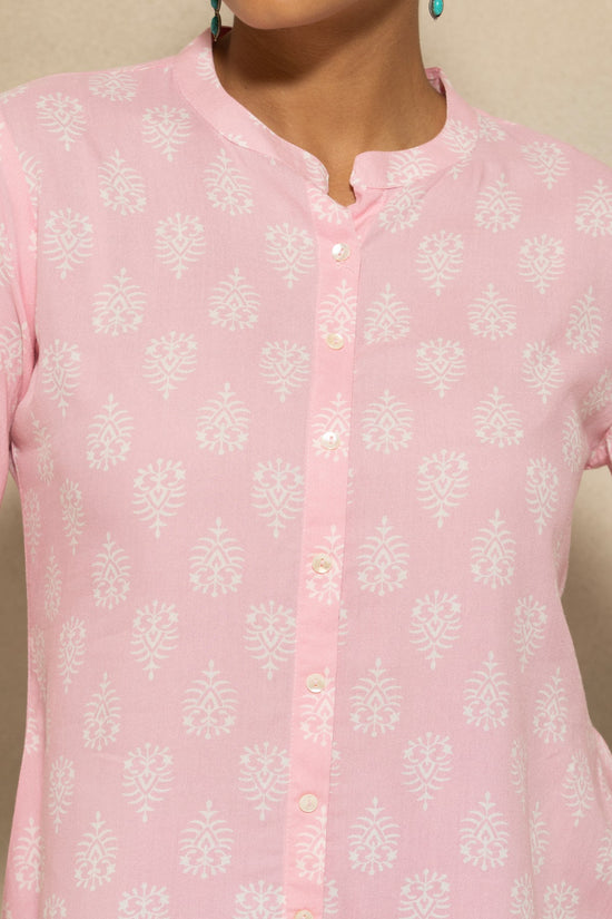 Pink Printed Top