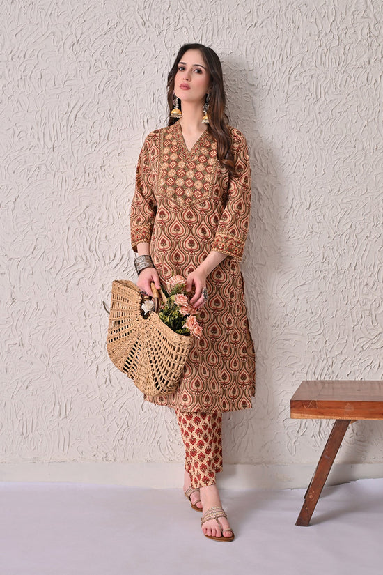 Multi Printed Kurta 2 Pcs Set