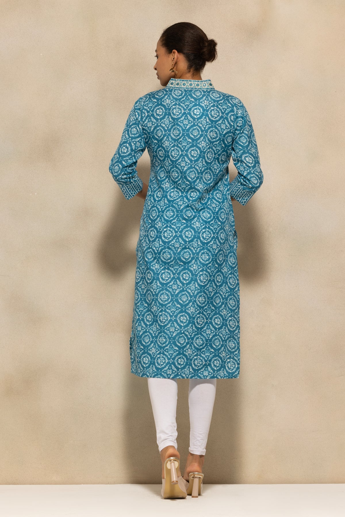 Blue Printed Kurta
